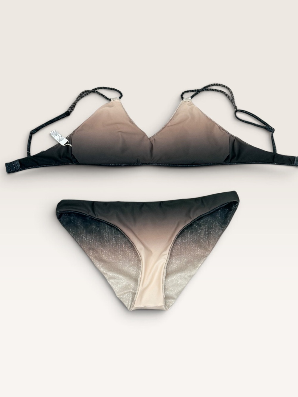 Maaji Winter Mist Liberally Bikini Top and Bottom Set Metallic Reversible - Picture 5 of 11